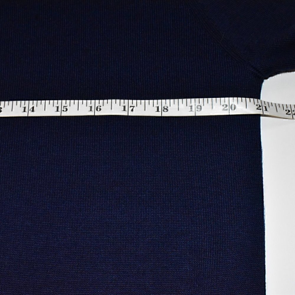 Magaschoni Man Long Sleeve Turtleneck Pullover Sweater Wool Blend Shirt Size L - Picture 4 of 10